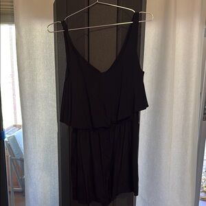Black Sleeveless Romper